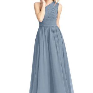 AZAZIE MOLLY DUSTY BLUE BRIDESMAID DRESS